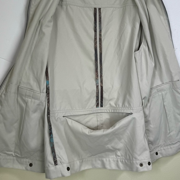 Tilley Utility Pocket Safari Lightweight Outdoor Hiking Travel Vest Nylon Tan L - Picture 9 of 15